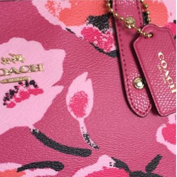 COPY - COACH LARGE CITY ZIP TOTE IN WILDFLOWER PRINT - Picture 2 of 4